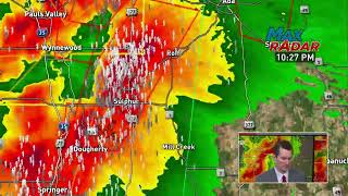 KXII Sulphur Tornado Weather Coverage (4.27.24)