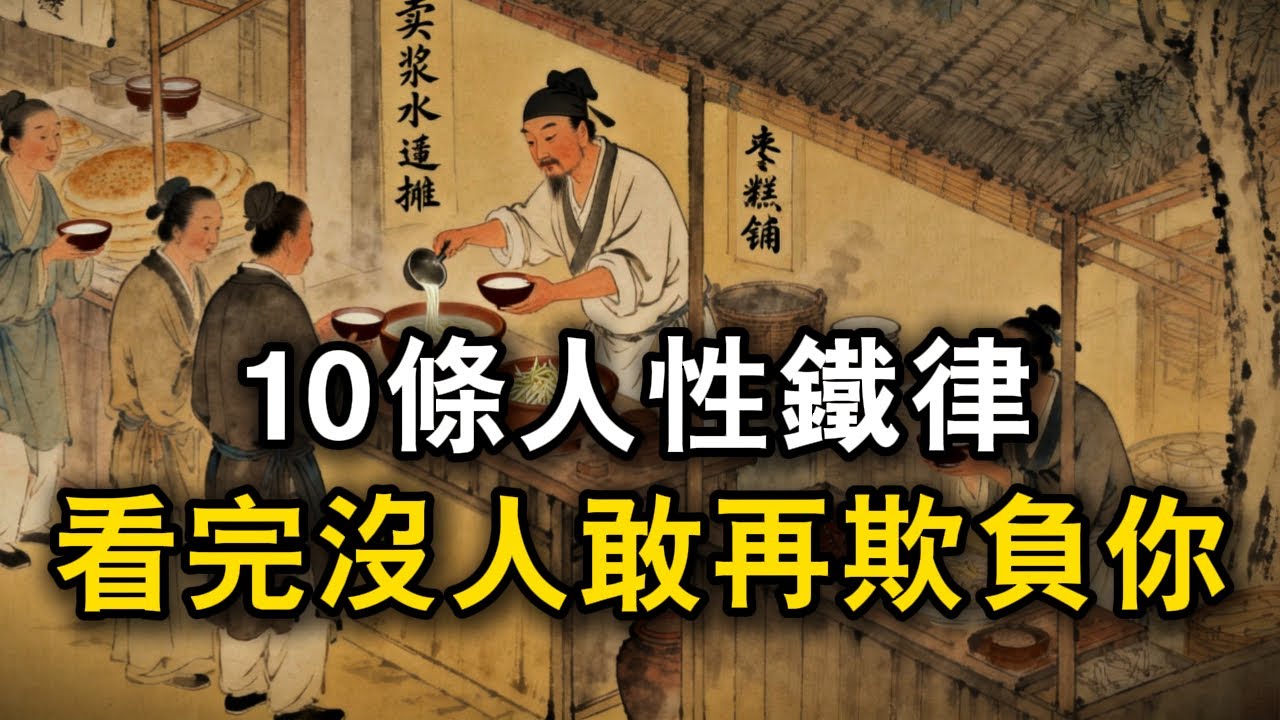 10條人性鐵律看完沒人敢再欺負你#观人识人 #识人术 #强者思維 #認知 #自我提升 #認知覺醒 #爲人處世