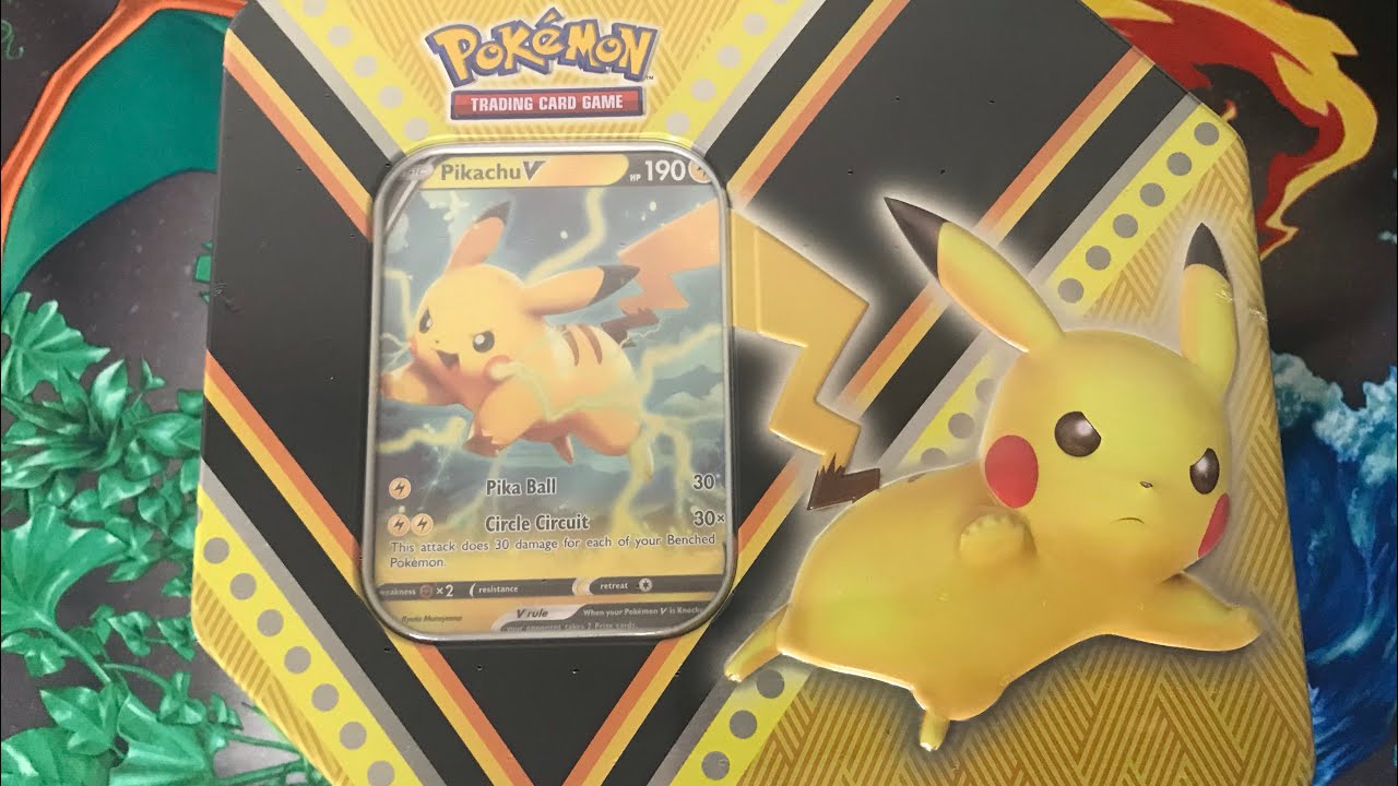 Pikachu V Tin - YouTube