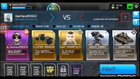 WarFriends #1 my firrst win😂