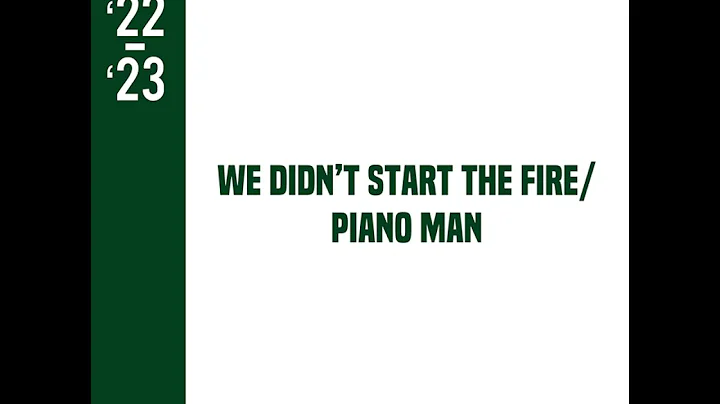 WE DIDN'T START THE FIRE/PIANO MAN | BILLY JOEL | MARCHING BAND ARRANGEMENT