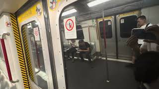 [KTL下繁加班車]港鐵觀塘綫M-train(A197/230)從牛頭角站二台起載至何文田(非慳電模式)