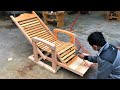 Building Wooden Reclining Chairs (Relaxing Chair) // Amazing Lounge Chair Design Ideas DIY Furniture