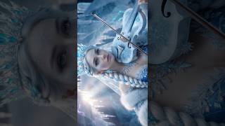 Ice Queen Heavy Metal Violin ⚡ Furious Aurora Solo | Epic Dark Fantasy 🎻#shorts