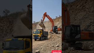 JCB Excavator Loading Soil in Truck | Satisfying Heavy Equipment Work |