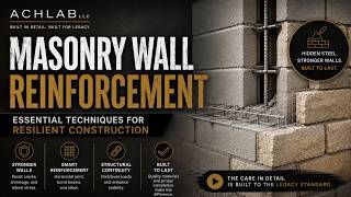 Masonry Wall Reinforcement Explained | Essential Techniques for Stronger Masonry Construction