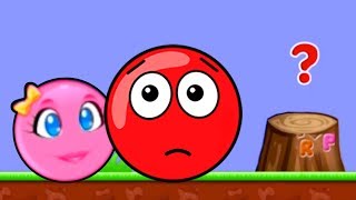 Новый КРАСНЫЙ ШАР 1. 16 УРОВНИ. Мультик ИГРА New Red Ball 1