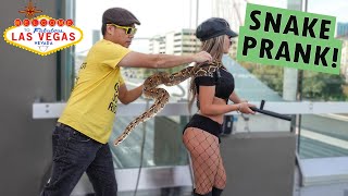 Snake Prank in Las Vegas!