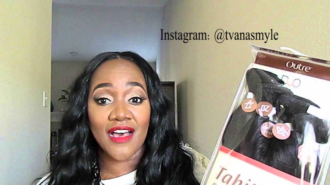 Outre Duo Batik Tahitian Bundle Hair Review Youtube