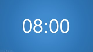 8 Minute Countdown Timer 4K