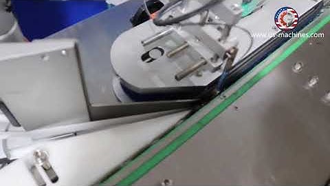 Vaccine glass vial bottle high speed automatic labeling machine vaccine bottle label applicator line