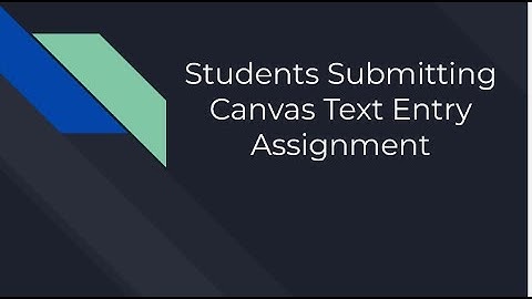 Students Submitting a Text Entry Box assignment