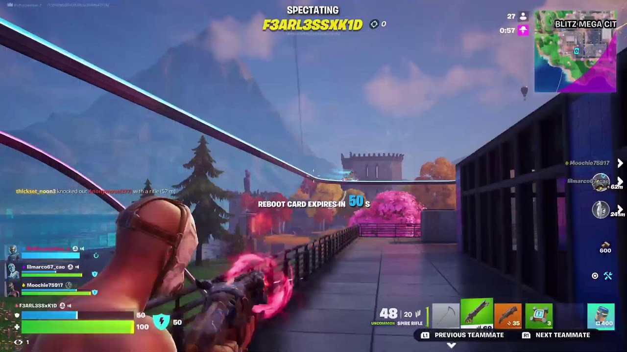 Playing reload.