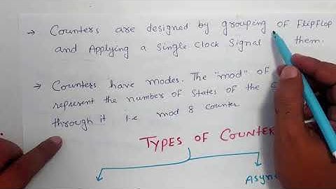 DIGITAL ELECTRONIC |Lec-66| COUNTER AND ITS TYPES |[IN HINDI AND URDU]