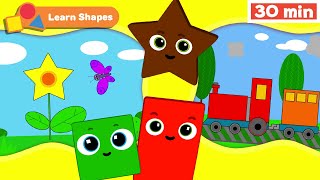 Shapes School | Educational videos for Babies | Learn Shapes for kids | Rectangle | First University