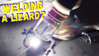 Metal Art CHALLENGE Can I weld a LIZARD