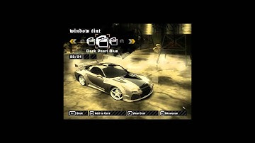 NFS Most Wanted Rx7 Tuning (Drift Tuning)