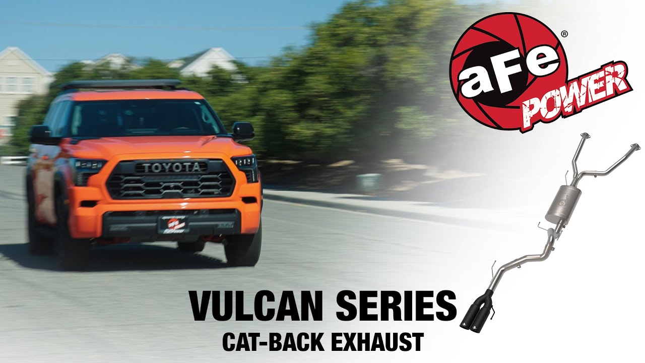 Hear the aFe POWER Toyota Sequoia Cat-Back Exhaust - YouTube