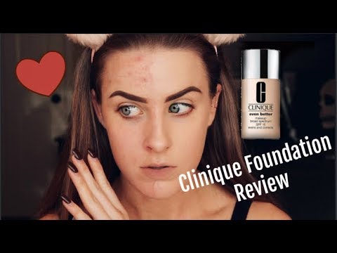Product Review: Clinique Even Better foundation for acne coverage & acne prone skin