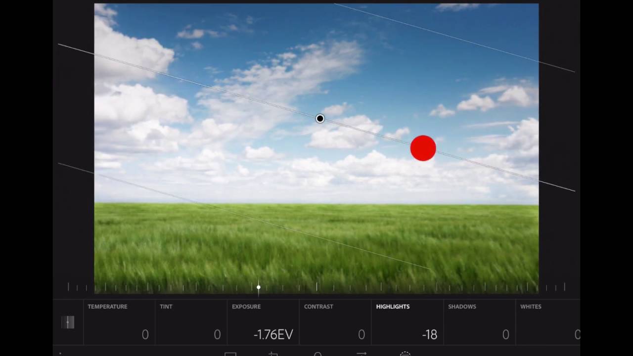 How to Use Lightroom Mobile's New Graduated Filter Tool YouTube