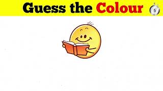 Can You Guess The Colour By Emoji? | Emoji Quiz
