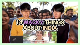 There are WACKY THINGS about INDIA?! | Koreans React to the 【14 Wacky Things About Indian Culture】