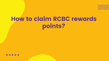 How to claim RCBC rewards points?