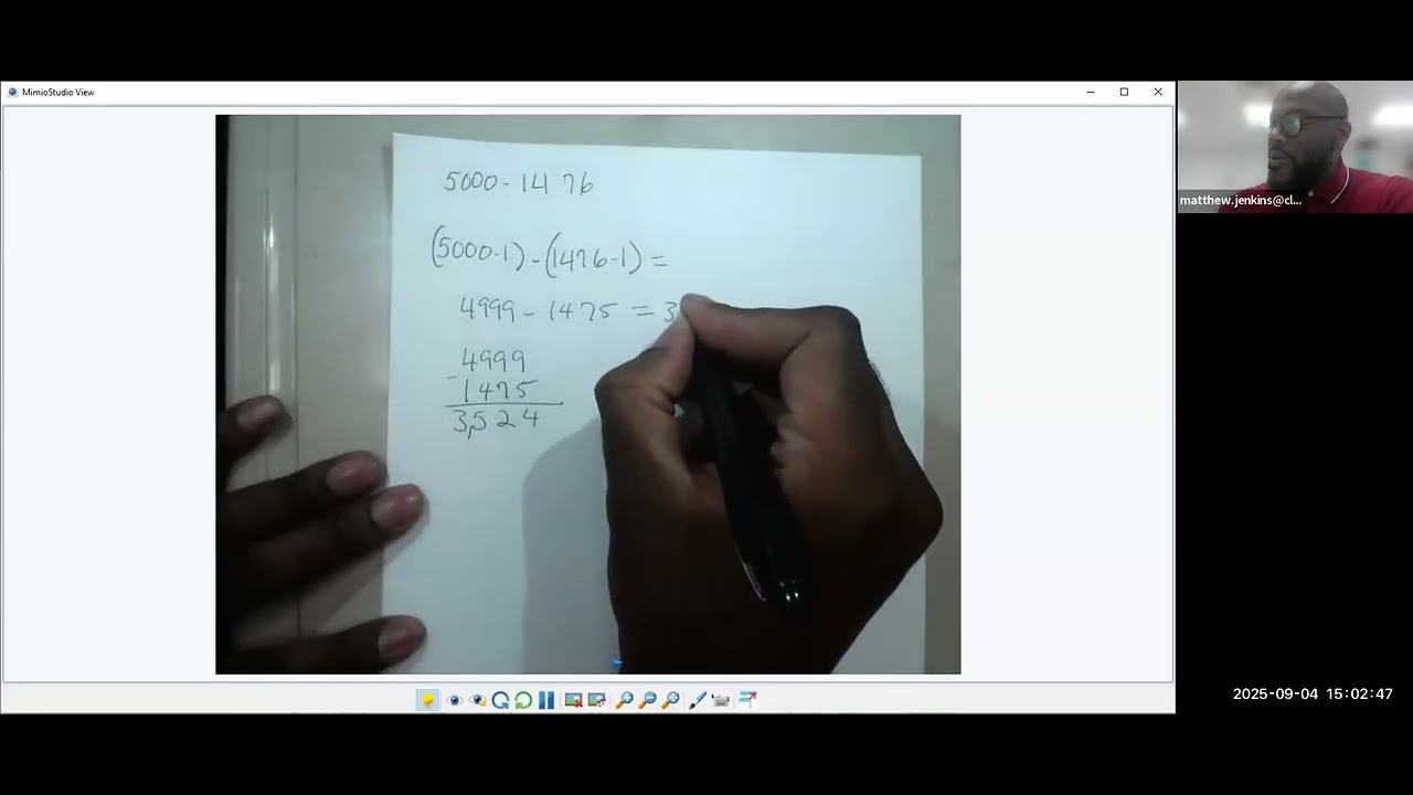 Subtracting Across Zeros Homework Breakdown - YouTube