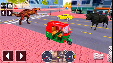 Tuk Tuk auto rickshaw driver 3D game - #144 auto rickshaw driving game - Android iOS Gameplay