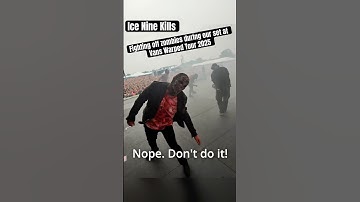 Ice Nine Kills - Fighting off zombies during our set at Vans Warped Tour 2025. #shorts