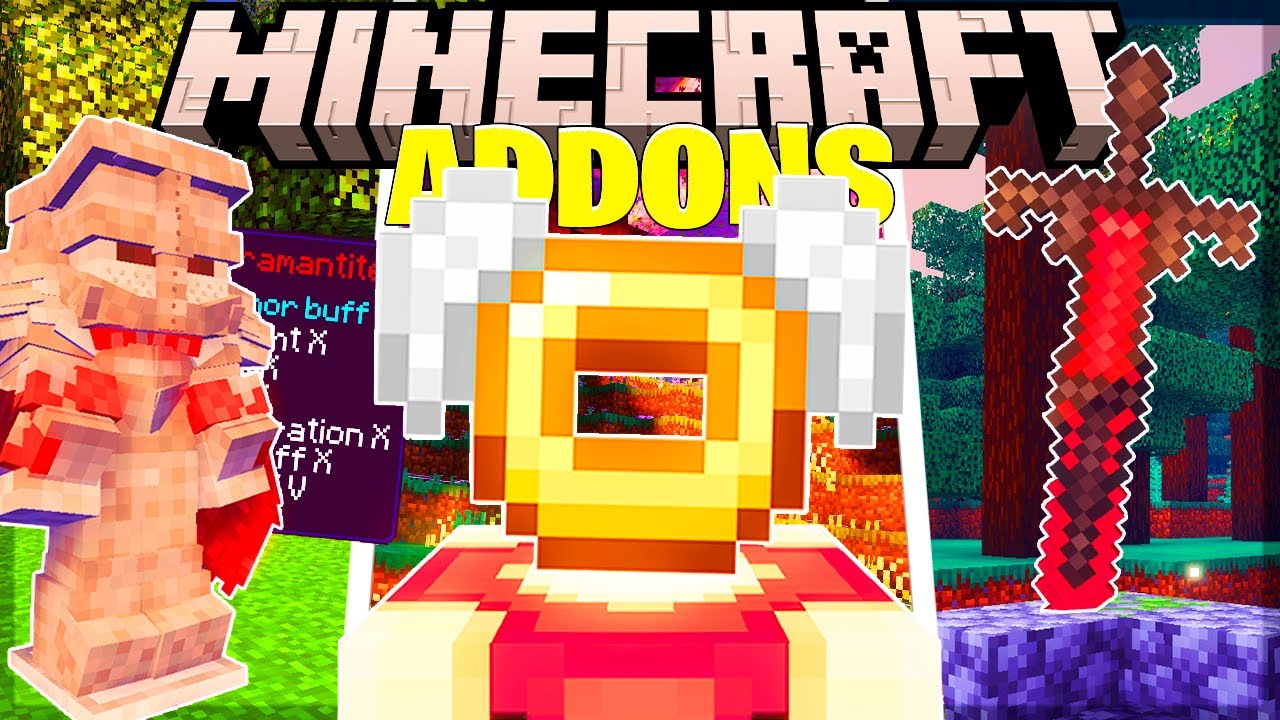 🔥TOP 3 ADDONS SURVIVAL para o SEU MINECRAFT MCPE/BEDROCK 1.21+🔥