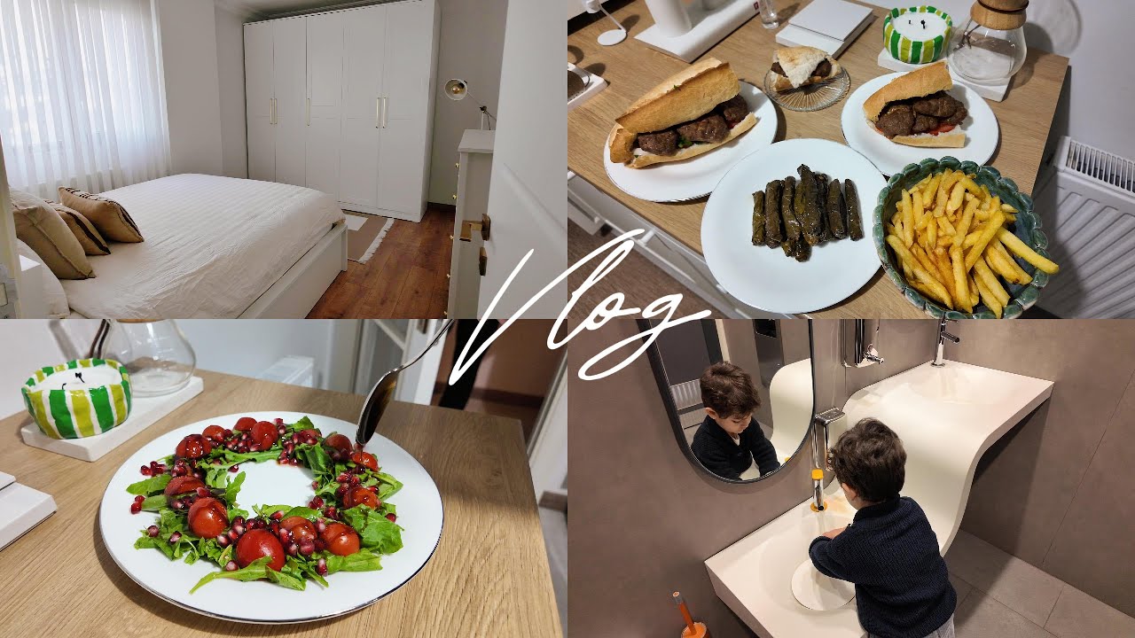 40I Evde Sakin Bir gün 🛋️ Üç Aylar, Akşam Yemeği Tarifleri & Temizlik 🧼 Sessiz Vlog