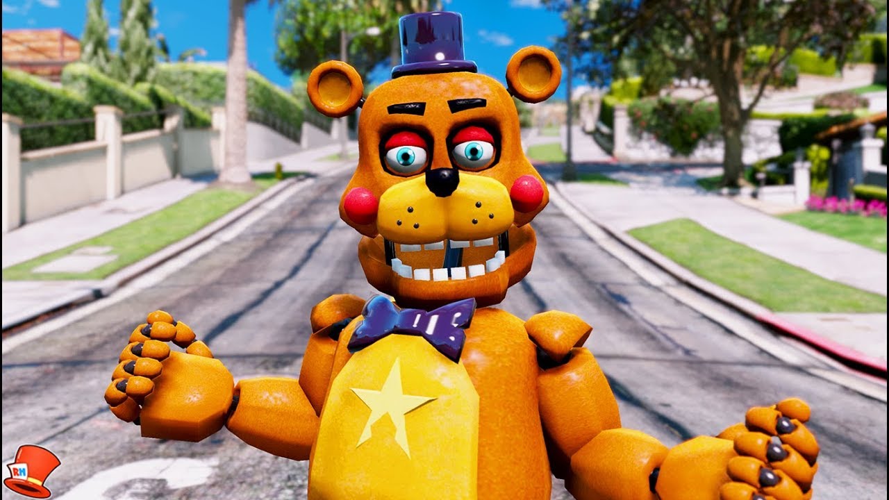 GTA 5 Mods FNAF Rockstar Freddy - GTA 5 Mods Website