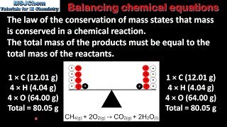 R2 1 1 Balancing chemical equations