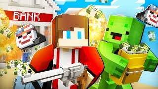How Mikey and JJ ROBBED a SUPER SECURITY BANK? Special mission !  Minecraft (Maizen)