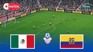 Mexico vs Ecuador | World Cup 2026 Full Gameplay Simulation | eFootball PES 2021