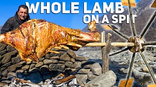 I ROASTED A WHOLE 13 KG OF LAMB ON A SPIT! TECHNOLOGIES OF THE 14TH CENTURY