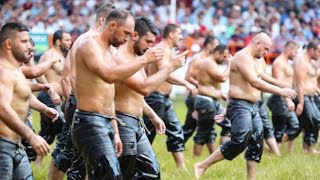 Manavgat Yağlı Güreşleri Muhteşem Atmosfer Harika Mücadeleler Başladı Ğlıgüreş
