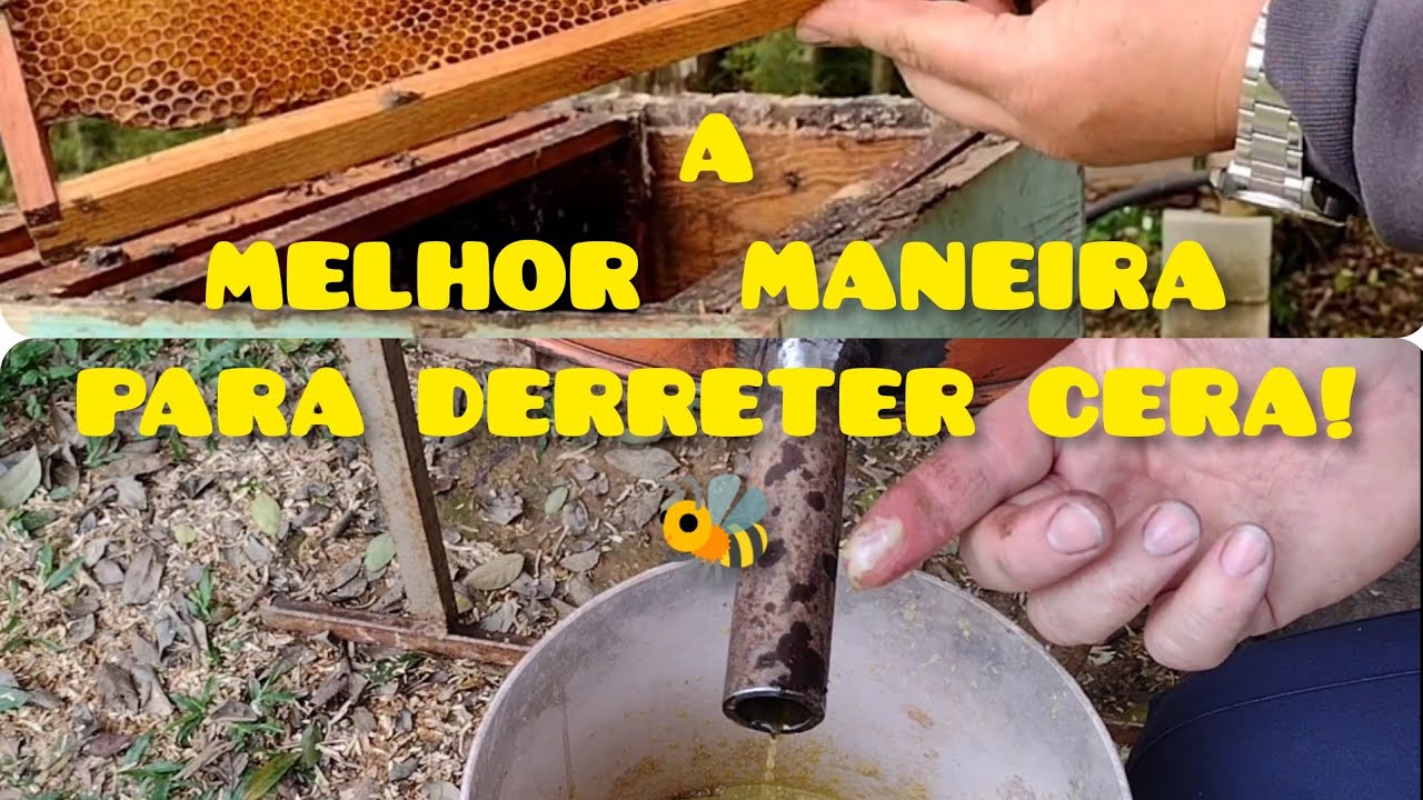 DERRETEDOR ARTESANAL DE CERA DE ABELHA