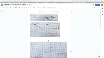 Physics GCSE Trilogy A Level AQA Vector addition by scale drawing solutions