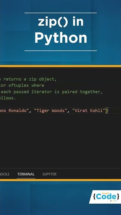 How To Use Zip Function In Python? | zip() Function In Python | Python ...
