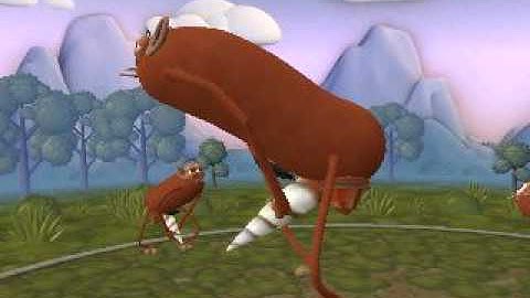 Nasty Spore Creature Enjoying His Bug