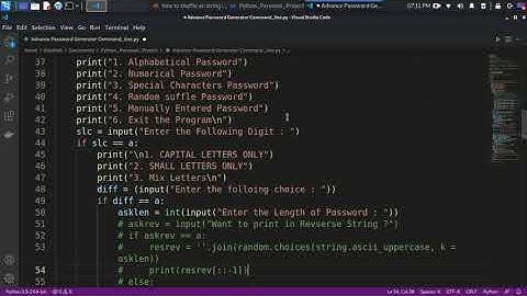 Advance Random Password Generator in Python