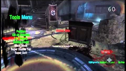 Black Ops 1 TU11 Zombies GSC Mod Menu+Download