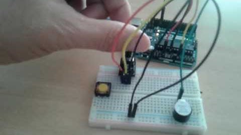 Arduino - Control de frecuencia de sonido de zumbador piezoelectrico