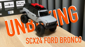AXIAL SCX24 FORD BRONCO License Body Unboxing Video | ASMR