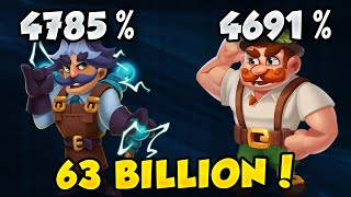 Rush Royale | *MAX TESLA* VS *MAX BRUISER*! INSANE DAMAGE!