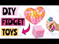 DIY FIDGETS! Pop It Fidgets, Infinity Cube | How to make fidget toys! DIY FIDGET TOYS EASY