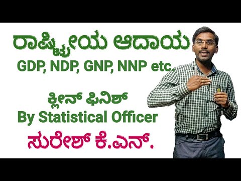 Indian Economy | National Income | GDP | NDP | GNP | NNP | Suresh K N | Sadhana Academy| Shikaripura