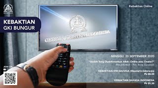 Keb. Klasis Priangan 20 Sept 2020 - Pdt Andy G - Ibadah Yang Diperkenan Allah : Online atau Onsite?